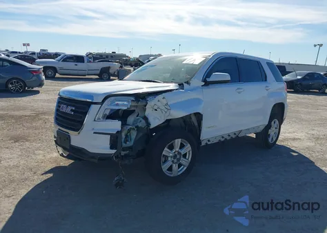 2016 GMC Terrain Sle-1 из США, поврежденный, VIN 2GKALMEK4G6345843